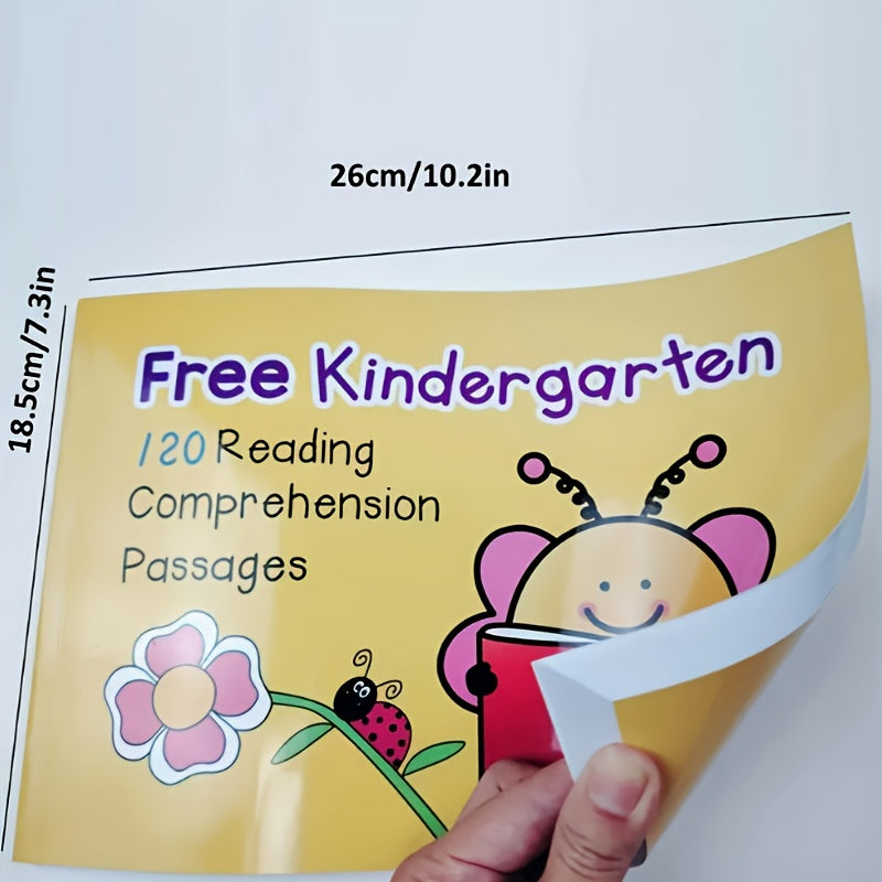 Kindergarten English Reading Comprehension Exercise Book with Pictures