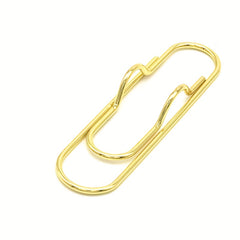 5pcs Metal Pen Clips Paper Clip Stationery Tool