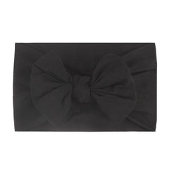 Kids Bow Hair Ties Soft Cotton Headwear