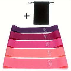5pcs Portable Fitness Resistance Band for Thighs and Butt