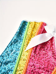 Sequin Strapless Corset Bustier Tummy Control Body Shaper