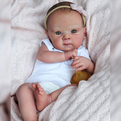 Waterproof Reborn Doll Girl Bettie Full Body Vinyl Painted Hair