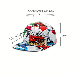 Unisex Sunshade Adjustable Baseball Cap with Letter Embroidery - Outdoor Sport