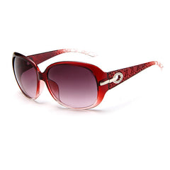 Women's Oval Sunglasses Large Frame Sunscreen Vintage Shades