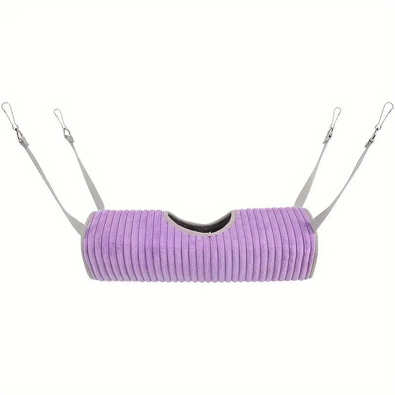 Cozy Pet Plush Hammock: Hanging Tunnel Swing for Hamsters & Chinchillas