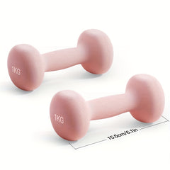 Solid Iron Dumbbell Pair for Home & Outdoor Training