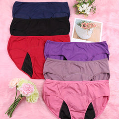 6 Pack Women's Plus Size Seamless High Waist Panties