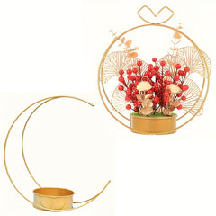 Metal Flower Arrangement Basket Wedding Decoration Flower Holder
