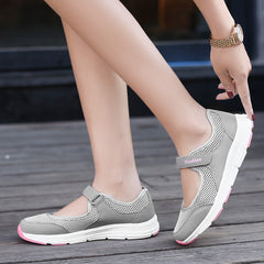 Women's Soft Breathable Slip On Sneakers Casual Walking Shoes