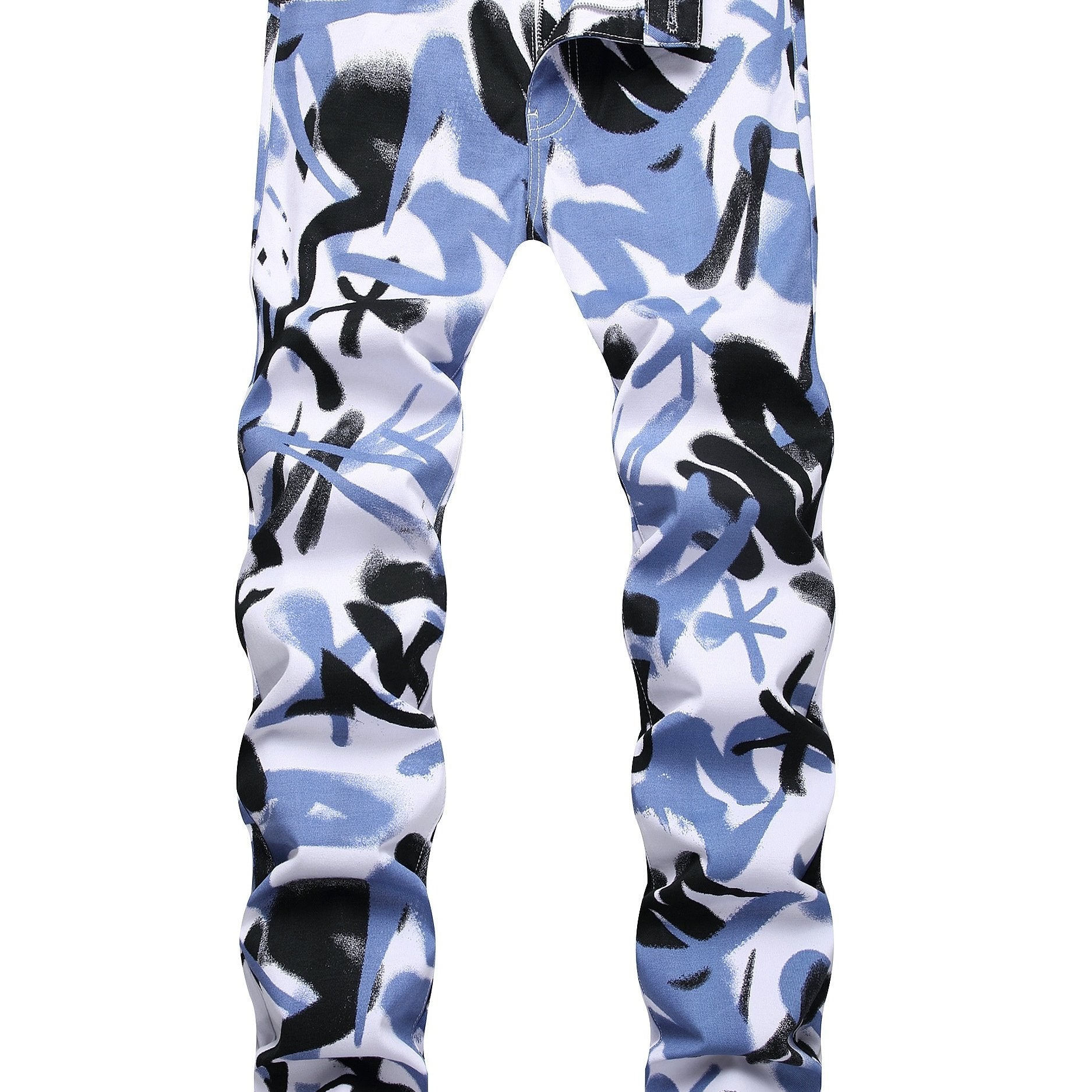 Slim Fit Street Style Stretch Denim Jeans Men