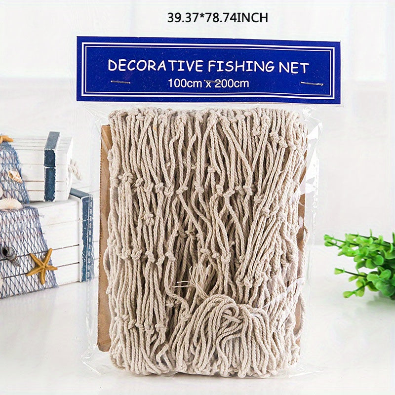 Mediterranean Fishing Net Thick Line Hemp Rope Shell Net