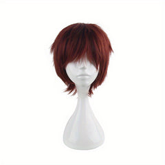 Men's 14 Inch Anime Cosplay Wig Chemical Fiber Costume Wig