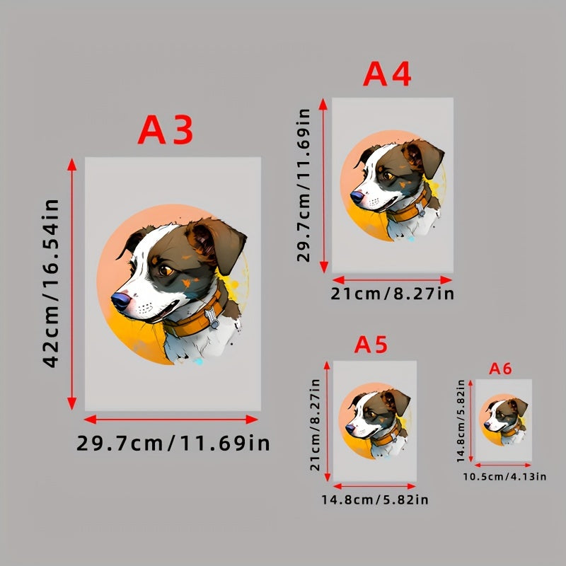 Cartoon Dog Thermal Transfer Patch for T-shirts Jeans Backpacks