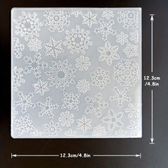 Snowflake Embossing Folders & Cutting Dies for Christmas Decorations