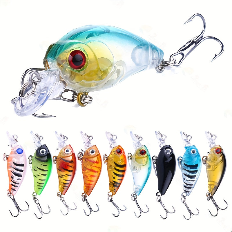 9pcs 4 Swinging Bait for Outdoor Fishing Freshwater Saltwater Realistic Movement