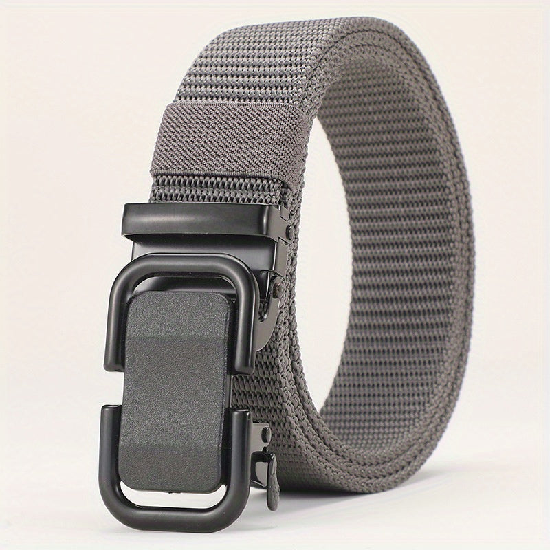 Men's Nylon Outdoor Casual Belt with Automatic Buckle