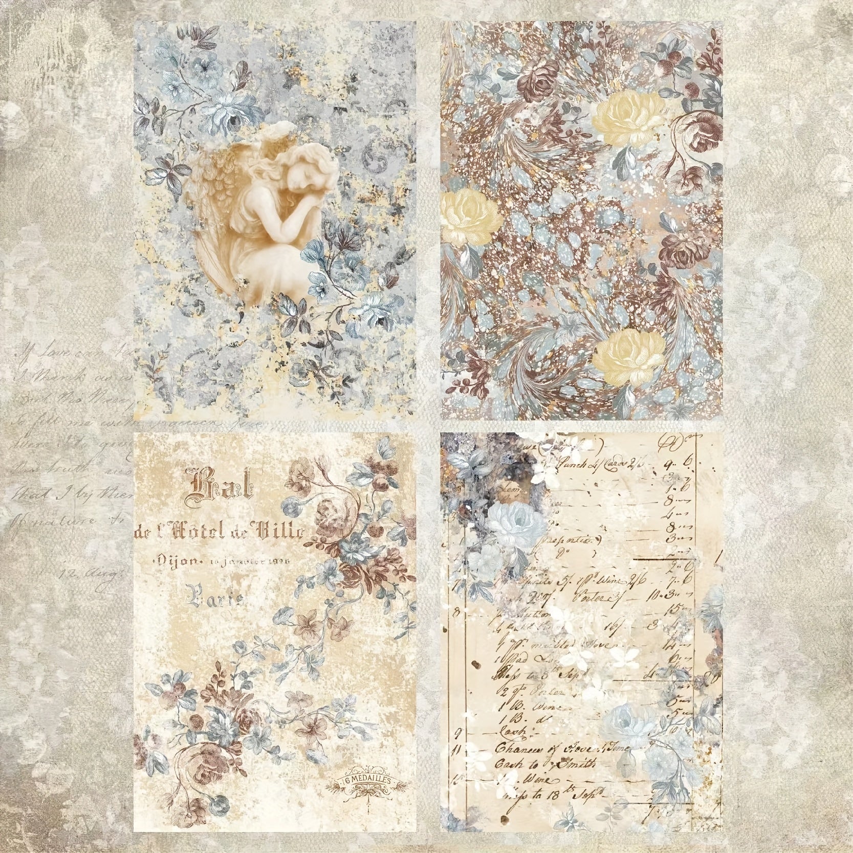Fairyland A5 Pattern Paper for DIY Album Scrapbook - Single Sided Material