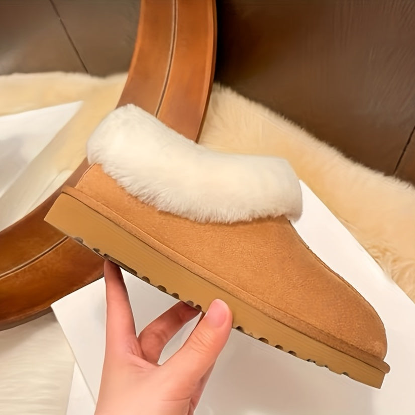 Women's Cozy Platform Ankle Boots