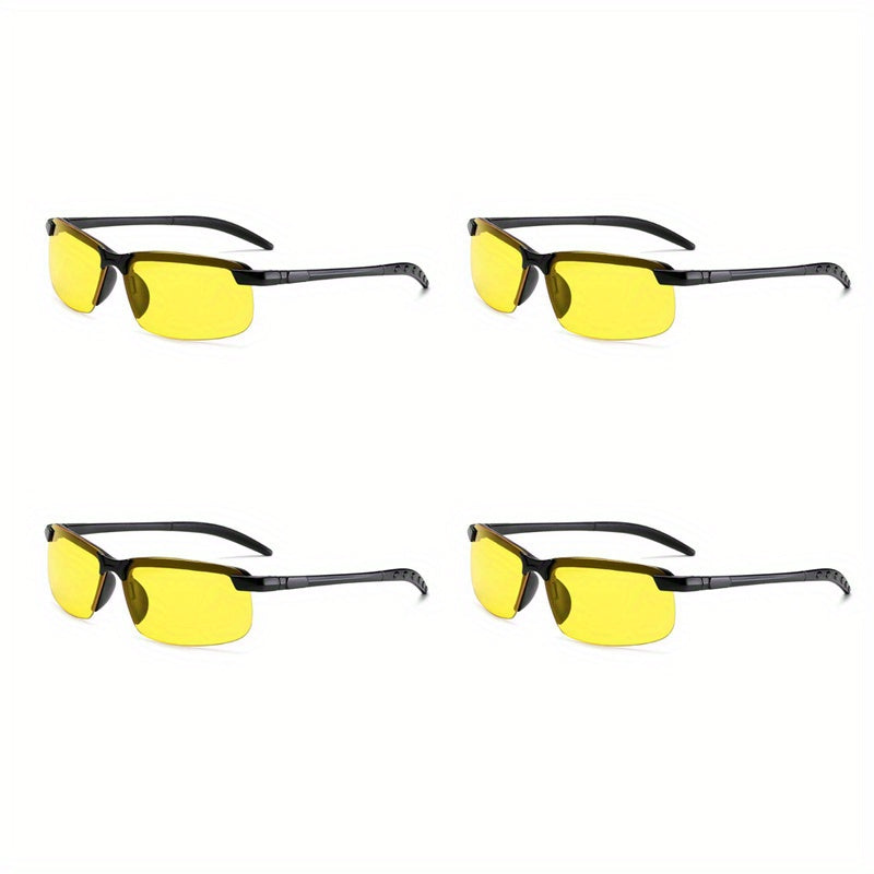 Men's Night Vision Driving Glasses Sports Sunglasses