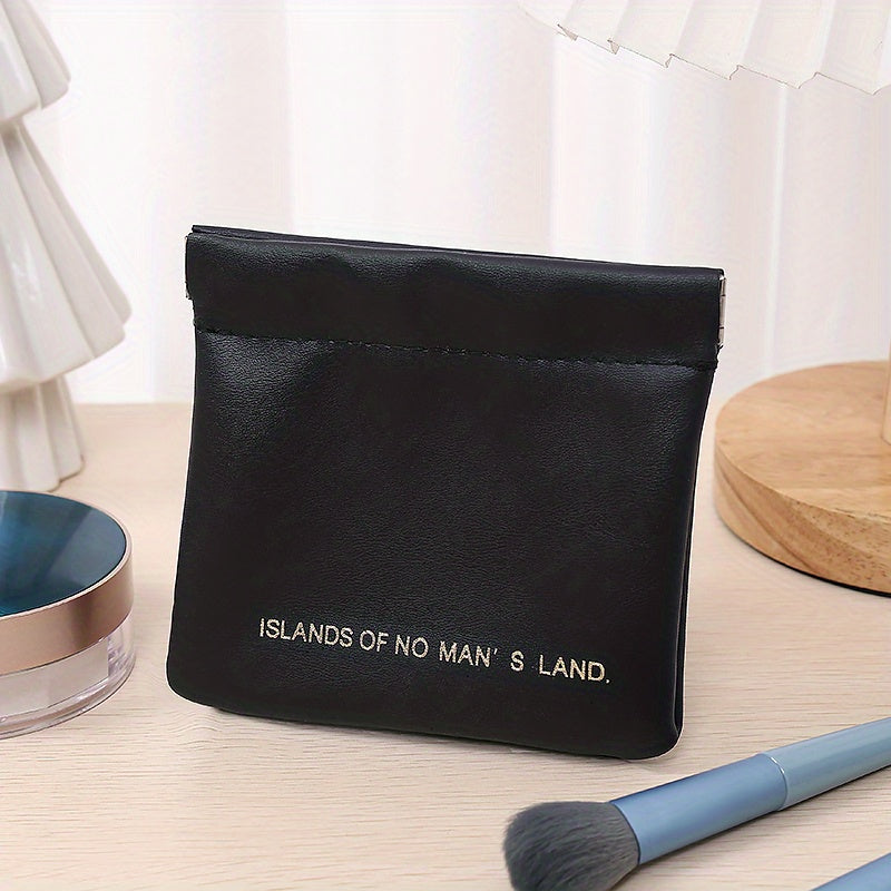 Waterproof Self-closing Cosmetic Bag for Women