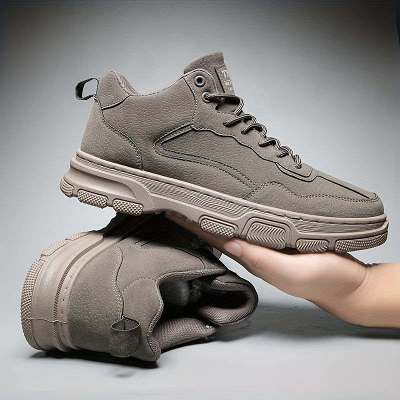 Men's Lace up Sneakers Comfortable Walking Shoes