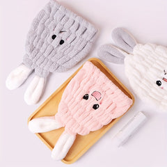 Cartoon Rabbit Hair Towel Absorbent Hair Drying Shower Cap