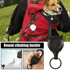 Tactical Telescopic Keychain Retractable Hook Outdoor Multitool