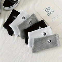 3pairs Men's Crew Socks Fitness Running Socks