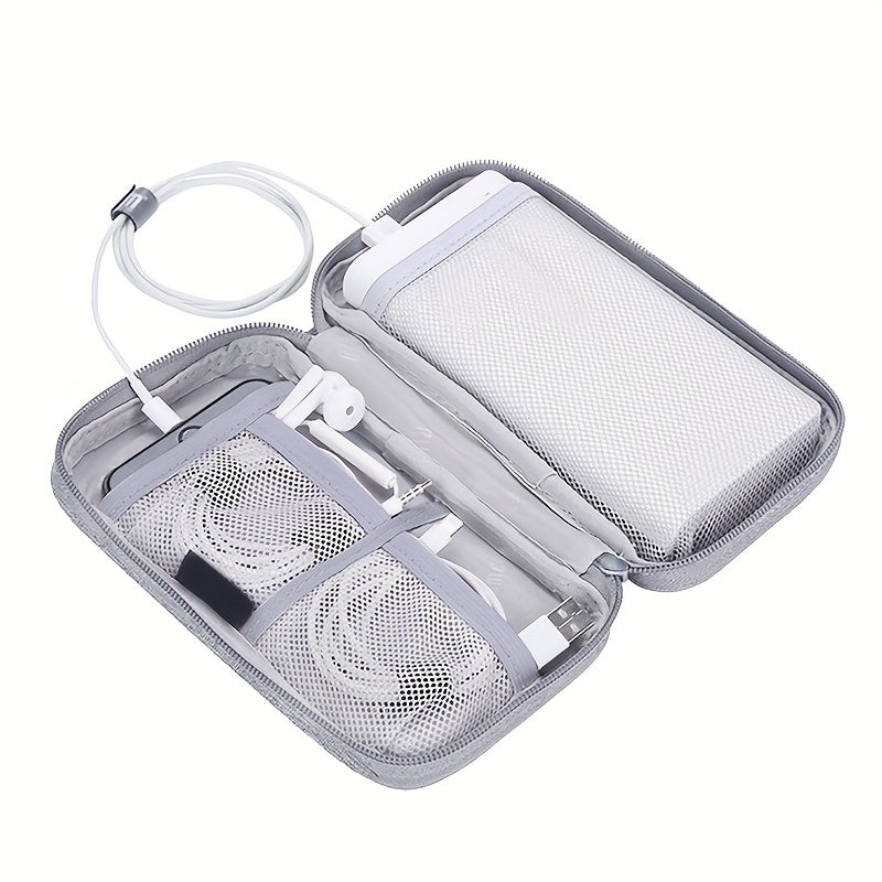 Portable Cable Storage Bag Electronics Organizer Earphone Bag