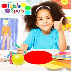 Colorful Dot Chalkboard Labels Self-Adhesive Stickers for Walls and Desks