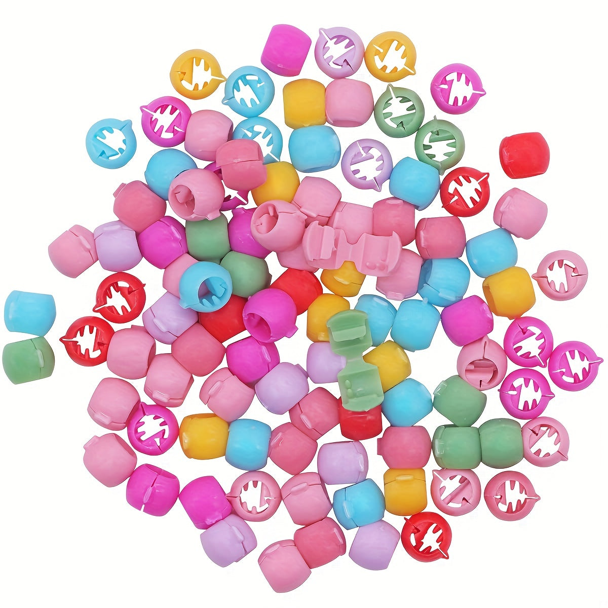 100pcs Mini Claw Hair Clips For Girls Tiny Hairpin Plastic Hair Claws