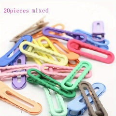 Adorable Oval Hair Clips for Girls, Plain Headwear Hair Accessories