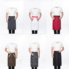 Polyester Half Apron for Hotel Restaurant Waiters