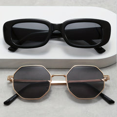 Men's Small Frame Sunglasses UV Resistant Decorative Accessories
