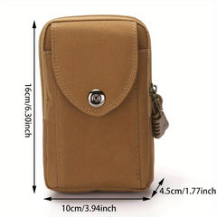 6.5 inch Mobile Phone Pouch Waist Bag Wear-resistant Bag