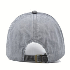 Men's Washed Baseball Cap Retro Spring Summer Hat Letter Cap