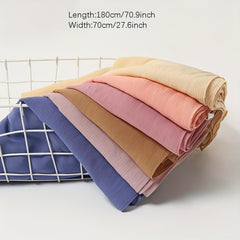 Chiffon Hijab Soft Shawl Long Scarf Women Sunscreen Windproof