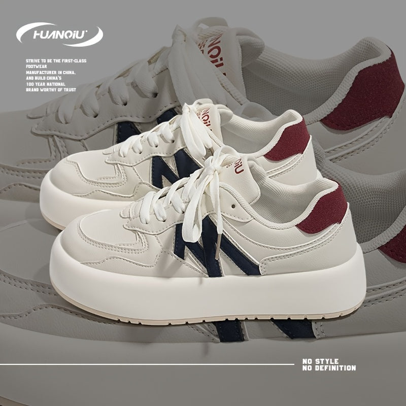 Women's Lace-up Skate Shoes Thick Sole Platform Sneakers