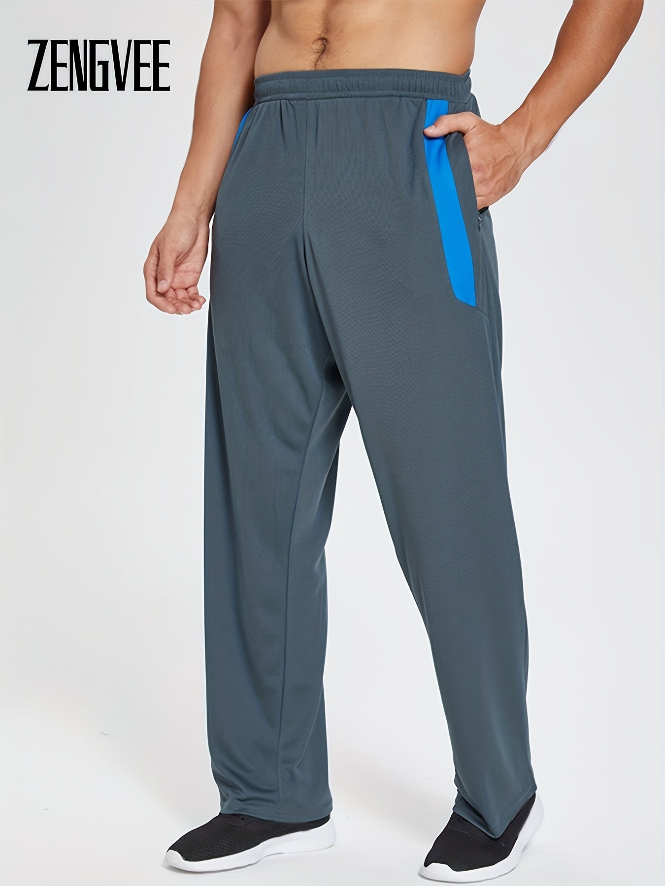 Men's Athletic Sweatpants Comfortable Workout Pants with Pockets