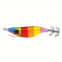 6pcs Squid Jig Set for Bass Fishing Seawater & Freshwater