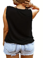 Punk T shirt Women's Plus Western Style Letter Print
