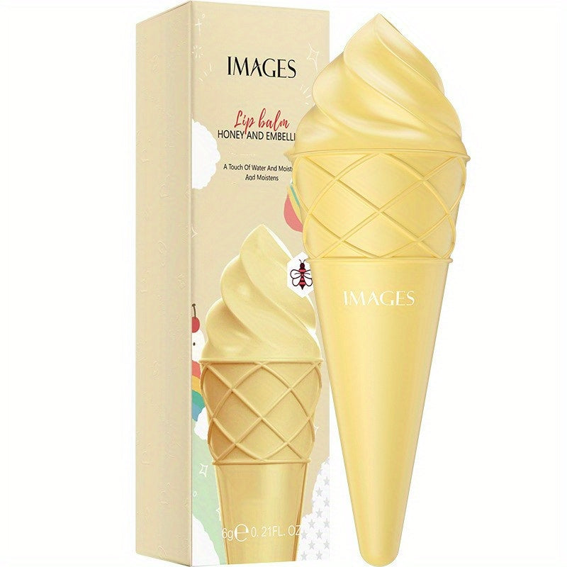 Fruit Flavored Hydrating Lip Balm Set in Ice Cream Shape