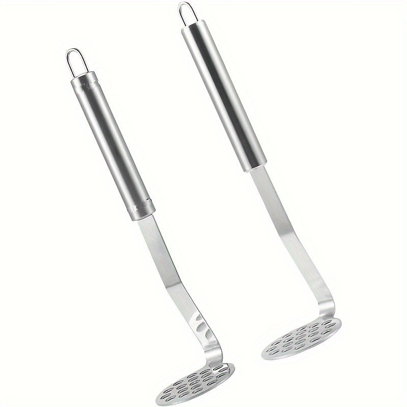 2pcs Stainless Steel Potato Fruit Press Manual Food Processing Tools