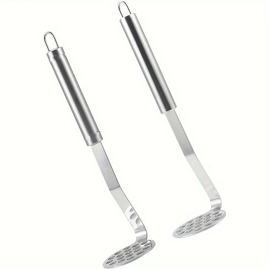 2pcs Stainless Steel Potato Fruit Press Manual Food Processing Tools