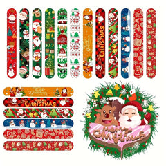 DIY Christmas Pattern Bracelet Classroom Gift Reward Stocking Stuffer