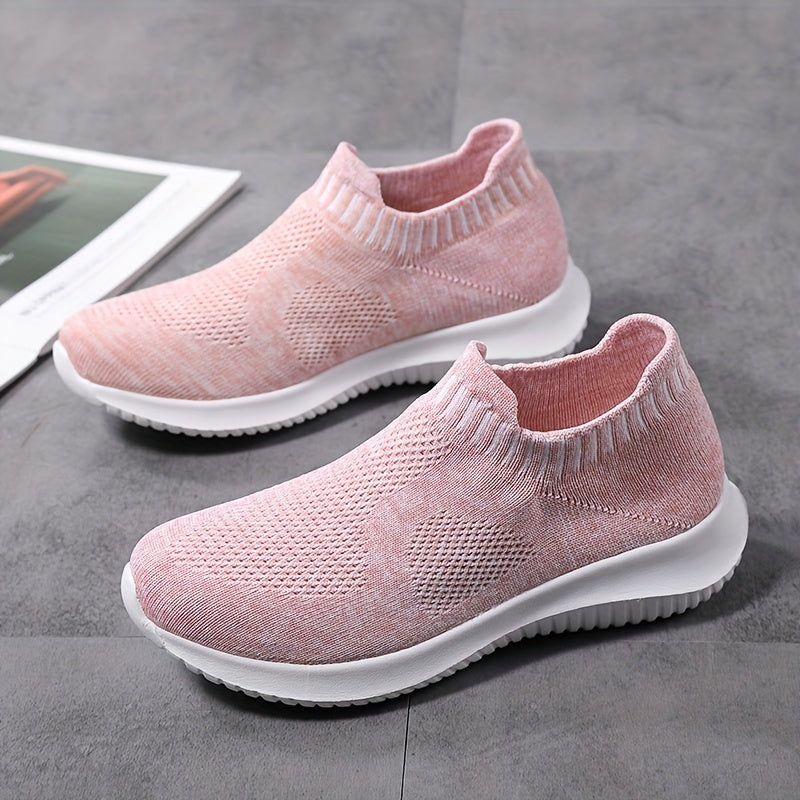 Breathable Lightweight Woven Shoes Soft Sole Shock Absorption Sock Shoes
