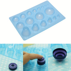 Plastic Paper Quilling Mould Half Ball Domes DIY Paper Craft Tool