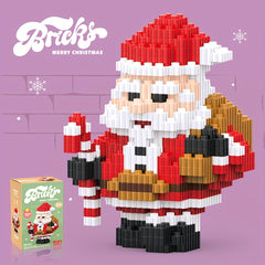 DIY Santa Claus Model Building Blocks Toy