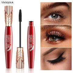Crown 4D Fiber Mascara Lengthening Curling Waterproof Long Lasting