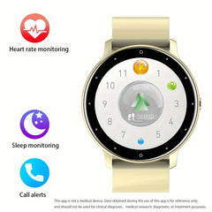 Waterproof Smart Watch Full Touch Screen Silicone Band